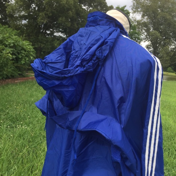 Vintage Adidas Mens Full Zip Vented Windbreaker - Picture 5 of 7